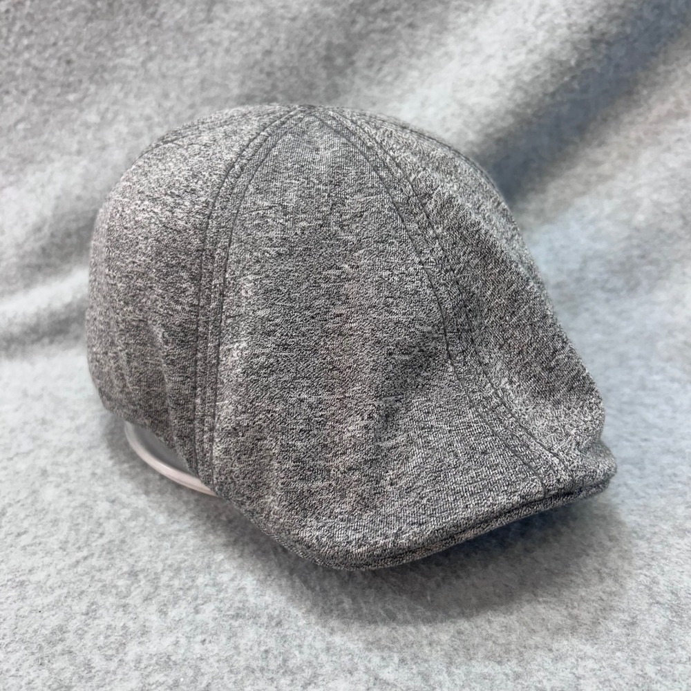 Heathered Jersey Mens Gray Levis Flat Cap Ivy Driving Hat S/M